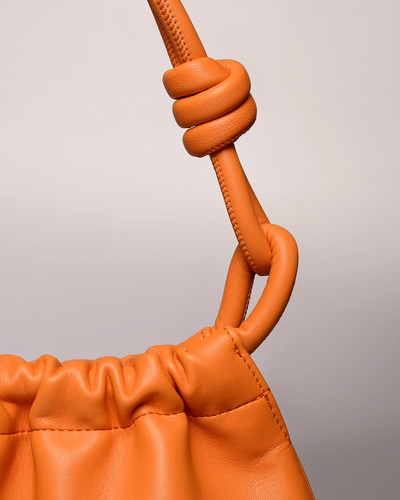 Nanushka VALERIE - Vegan nappa knotted handle bag - Orange outlook