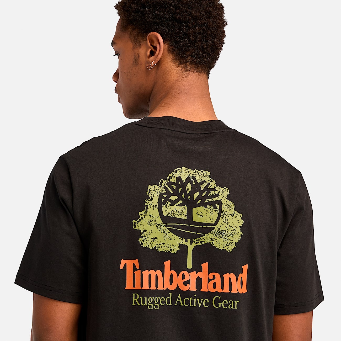 Men's Rugged Active Gear Back Graphic T-Shirt - 4