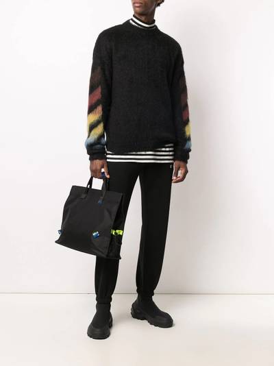 Off-White diagonal stripe track pants outlook