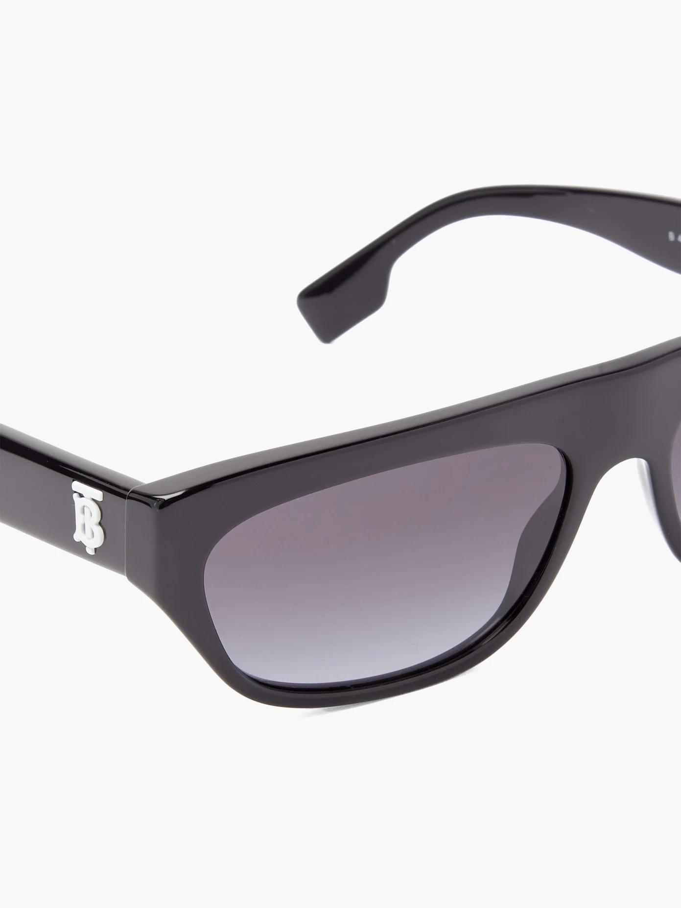 TB-logo slim D-frame acetate sunglasses - 6