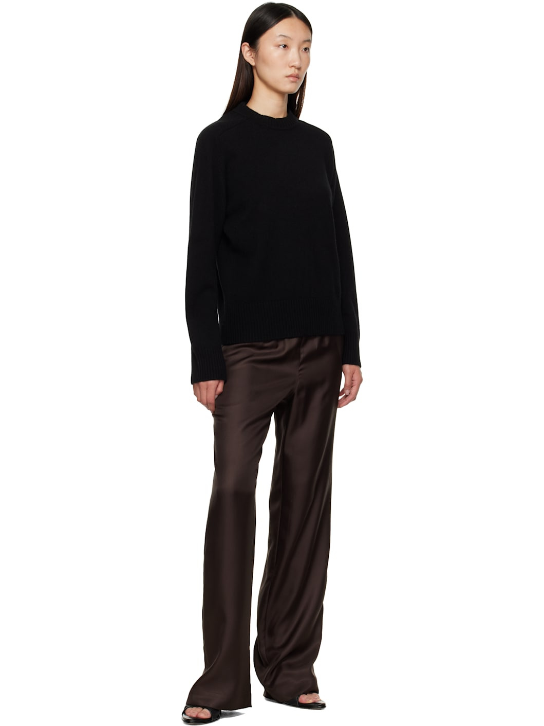 Black Baltra Cashmere Sweater - 4
