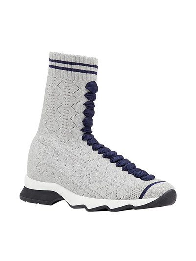 FENDI Runway sock detail sneakers outlook