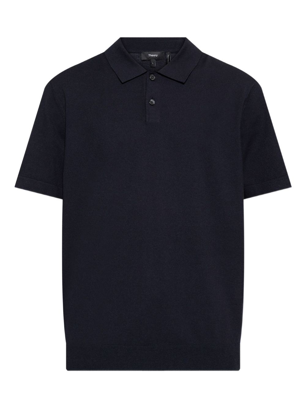 fine-knit polo shirt - 1
