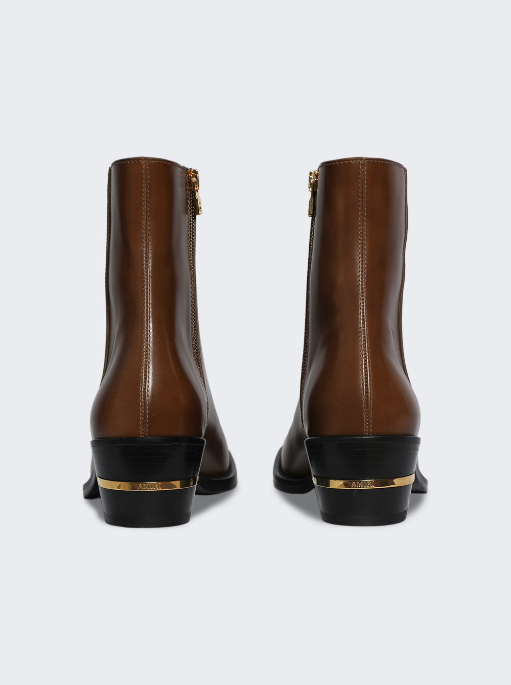 Ma Metallic Heel Boot Darl Brown - 4