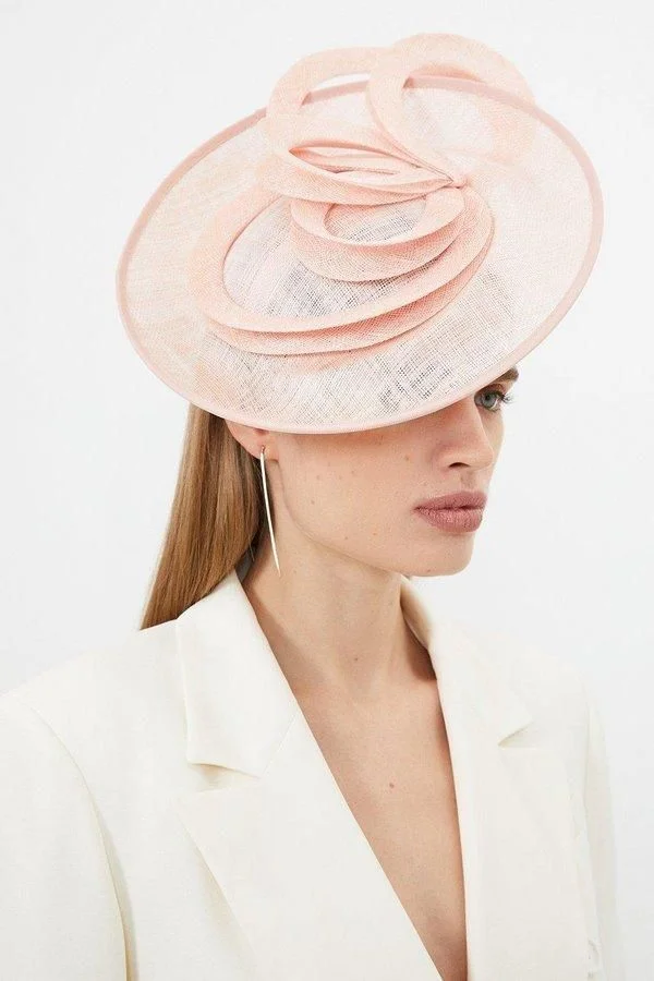 Asymmetric Disc Headband Fascinator - 1