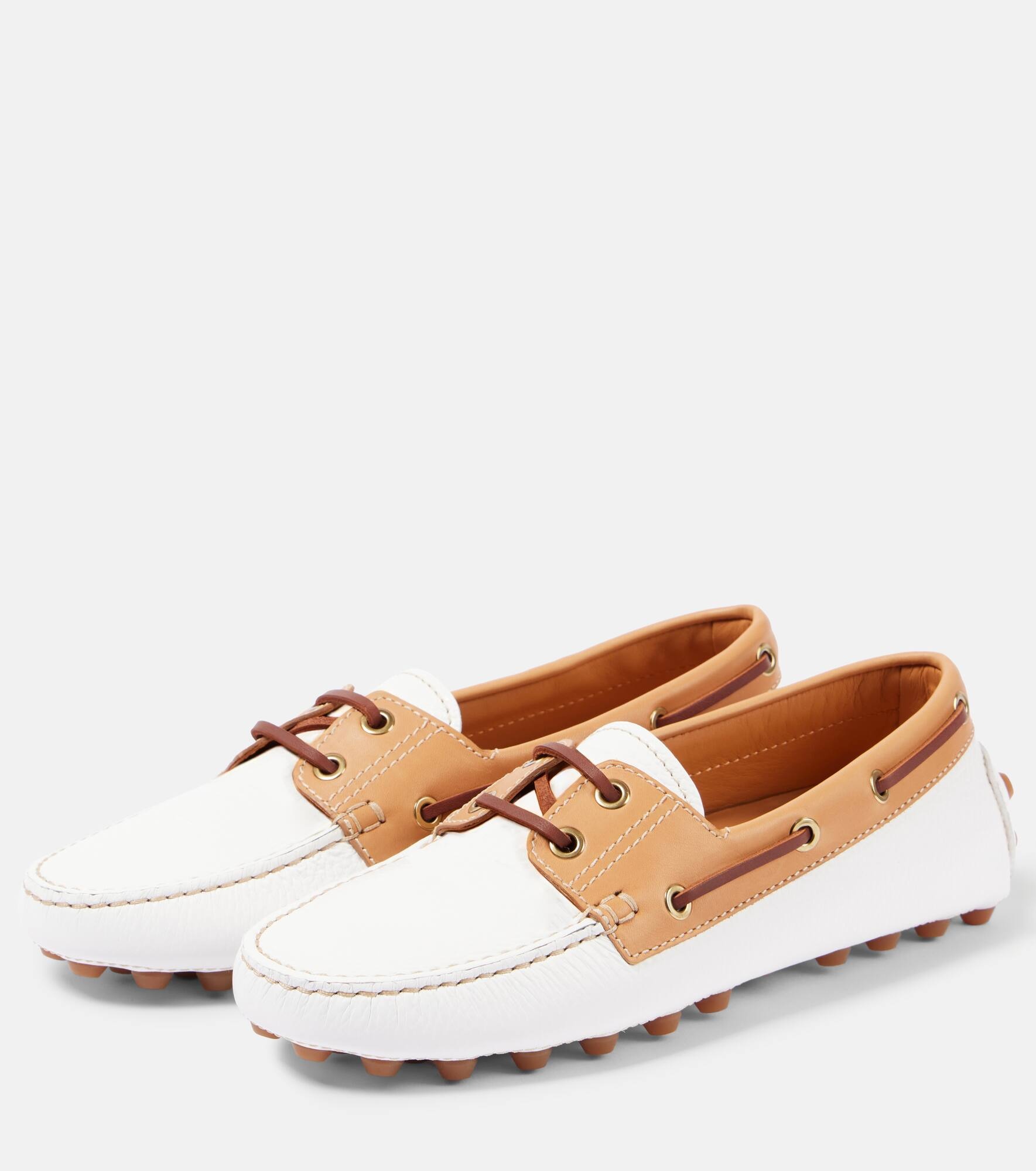 Gommino Bubble leather driving shoes - 4