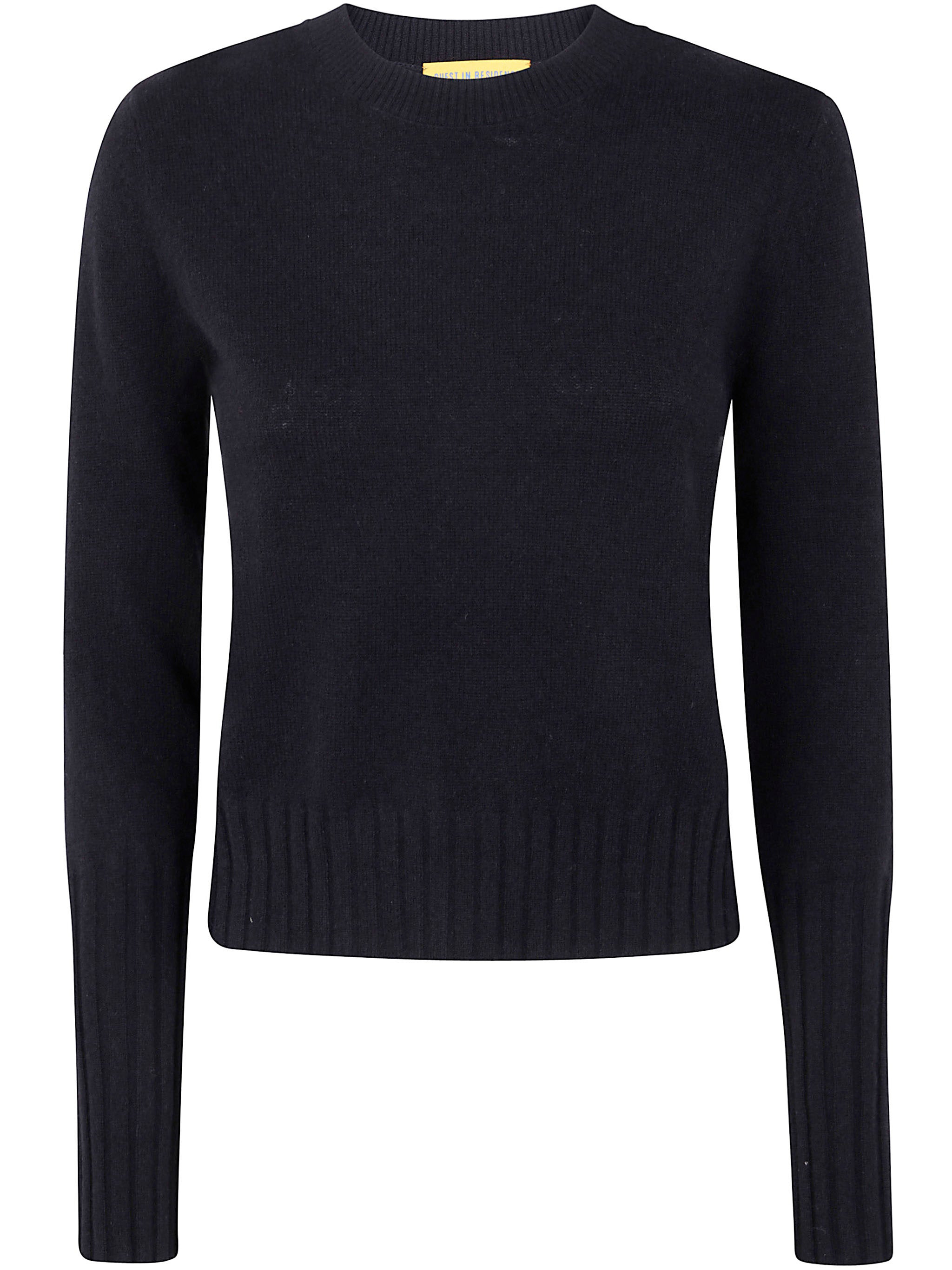 Guest In Residence Women "Shrunken" Crew Neck Cashmere Sweater - 3