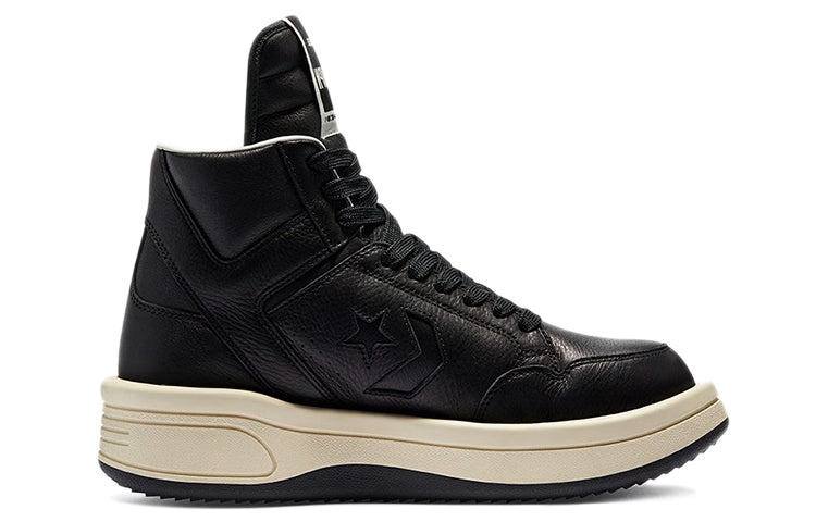 Converse Rick Owens x TURBOWPN Mid 'Black Cloud Cream' 172342C - 2