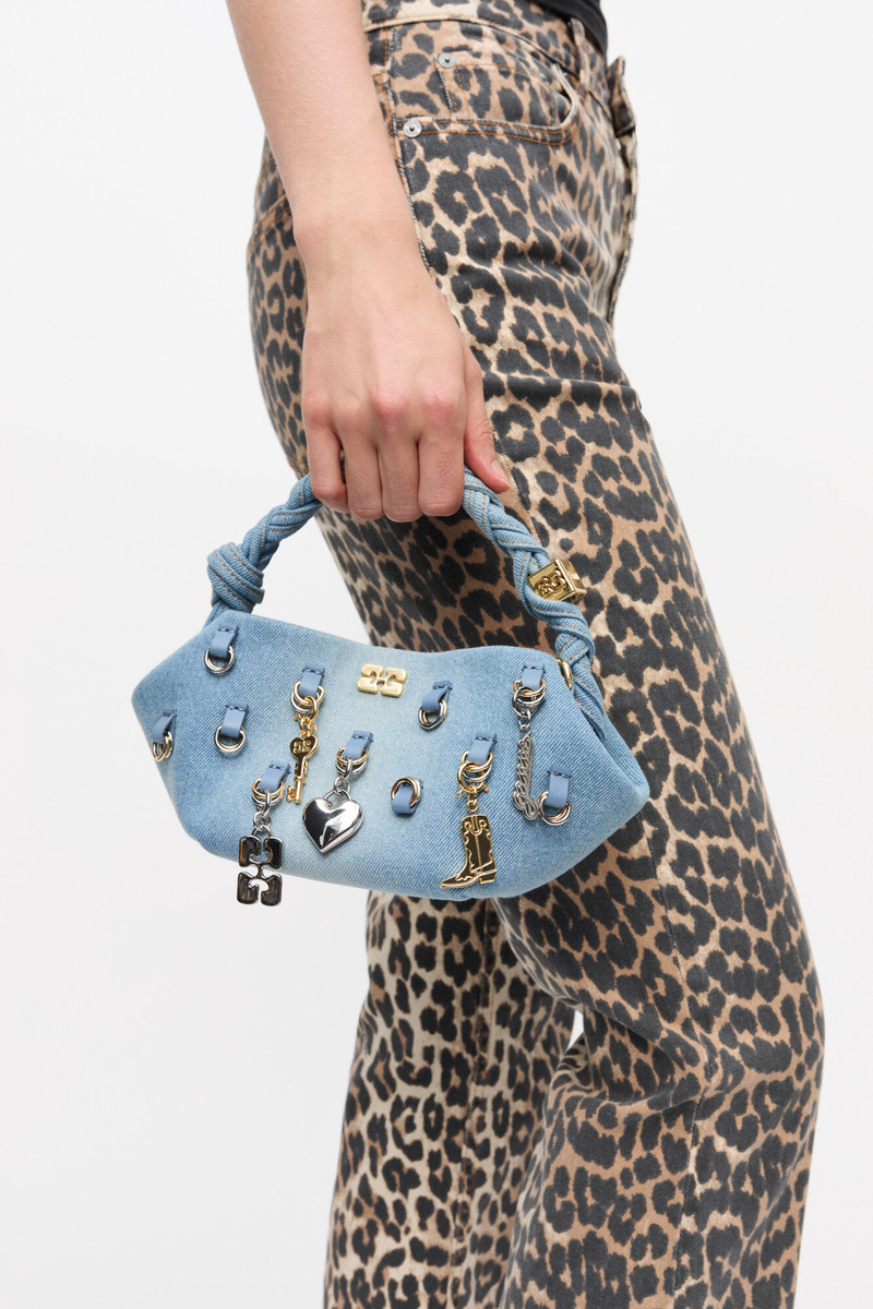 GANNI DENIM CHARMS MINI GANNI BOU BAG outlook