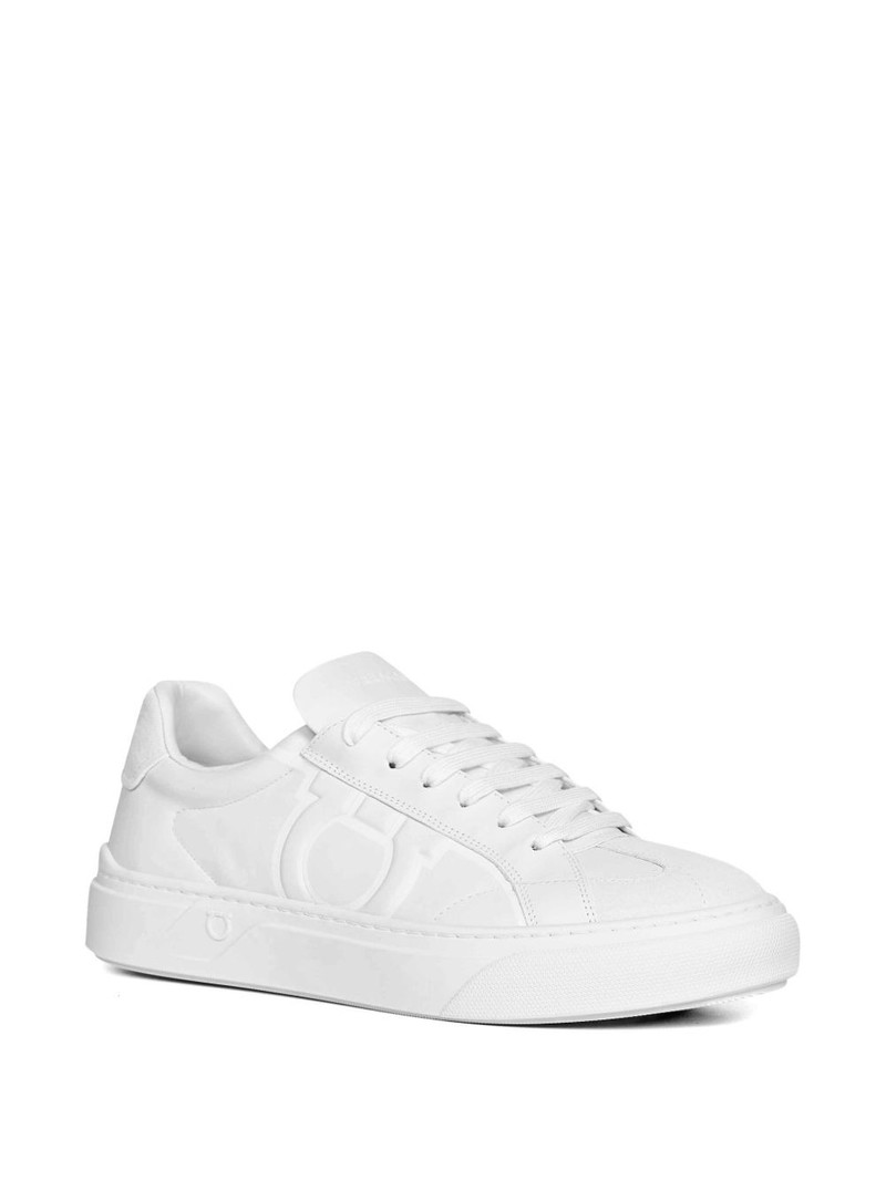 FERRAGAMO Gancini leather sneakers outlook