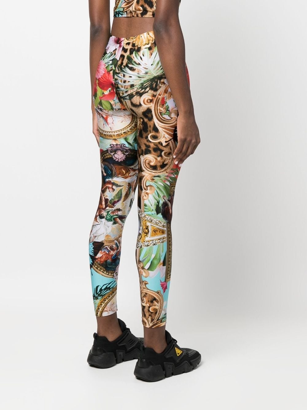 Baroque Flowers leggings - 4