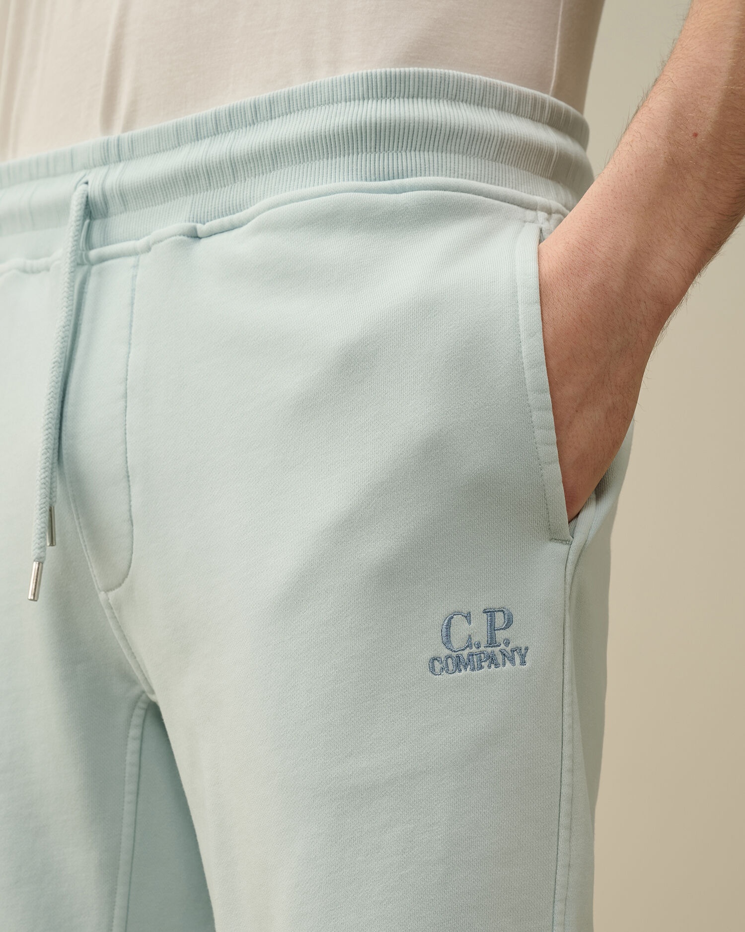 Cotton Diagonal Fleece Shorts - 4