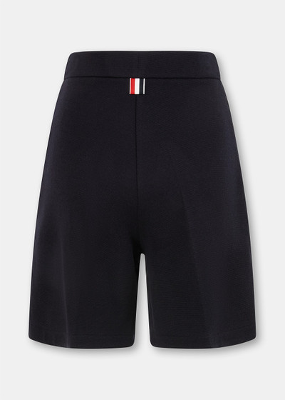 Thom Browne Navy High Waist Shorts outlook