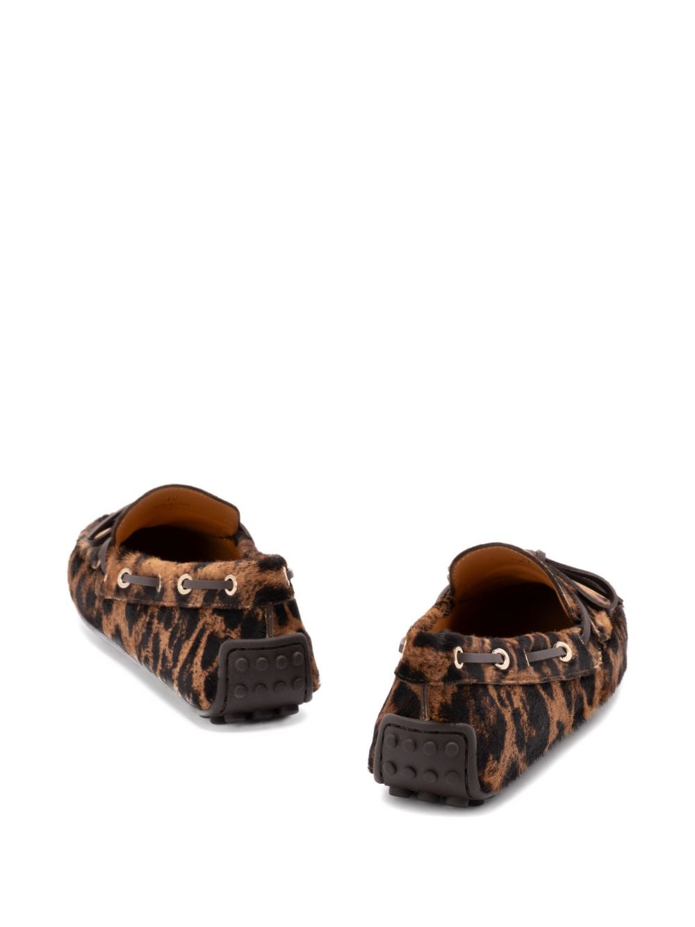 leopard-print loafers - 2