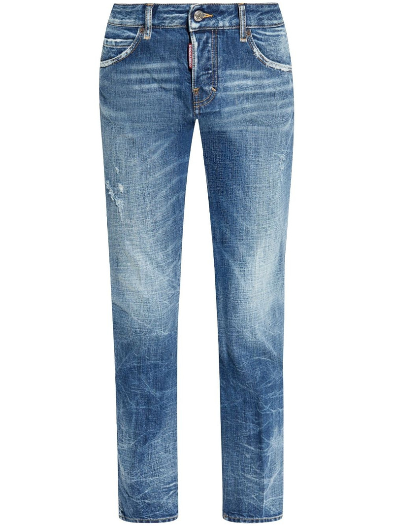 faded tapered jeans 1