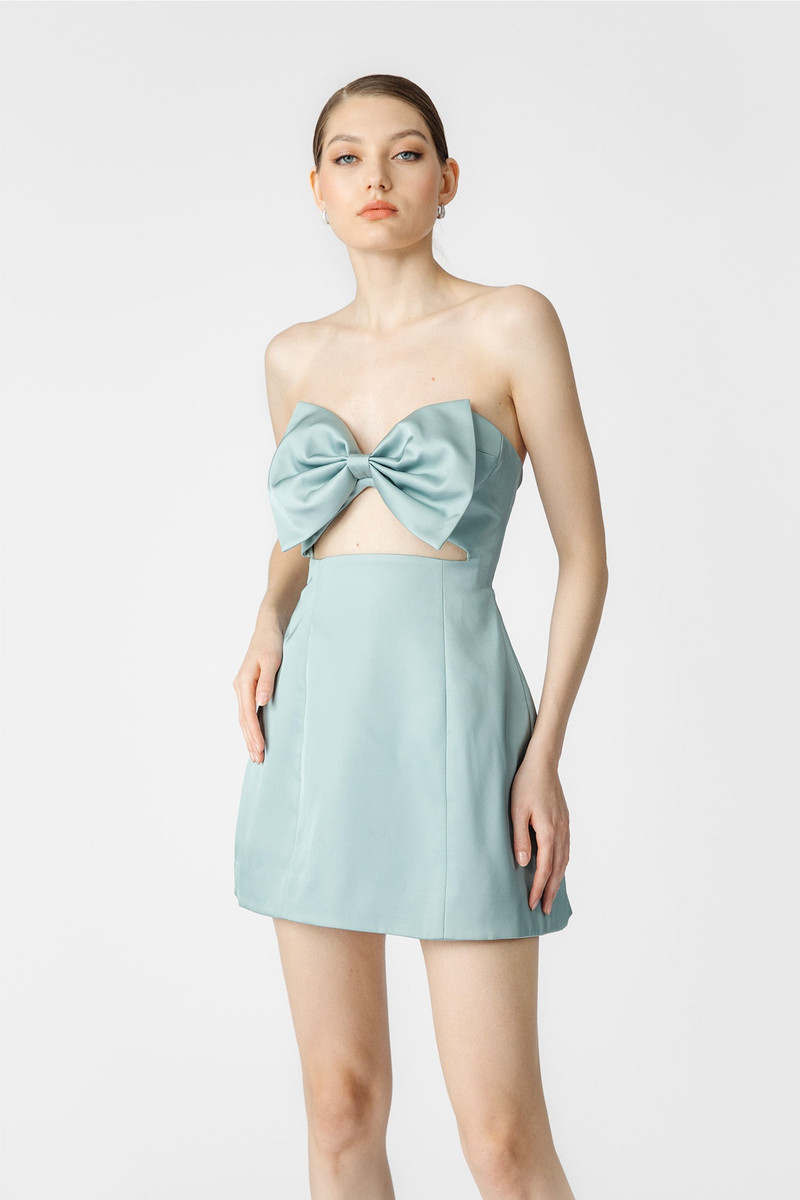 ESTELLE STRAPLESS MINI DRESS 3