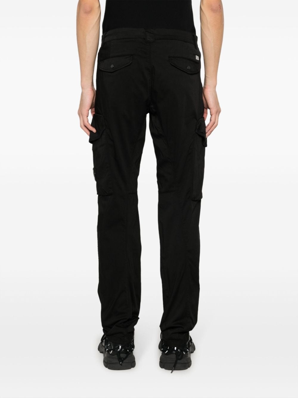 logo-appliqué cargo pants - 4