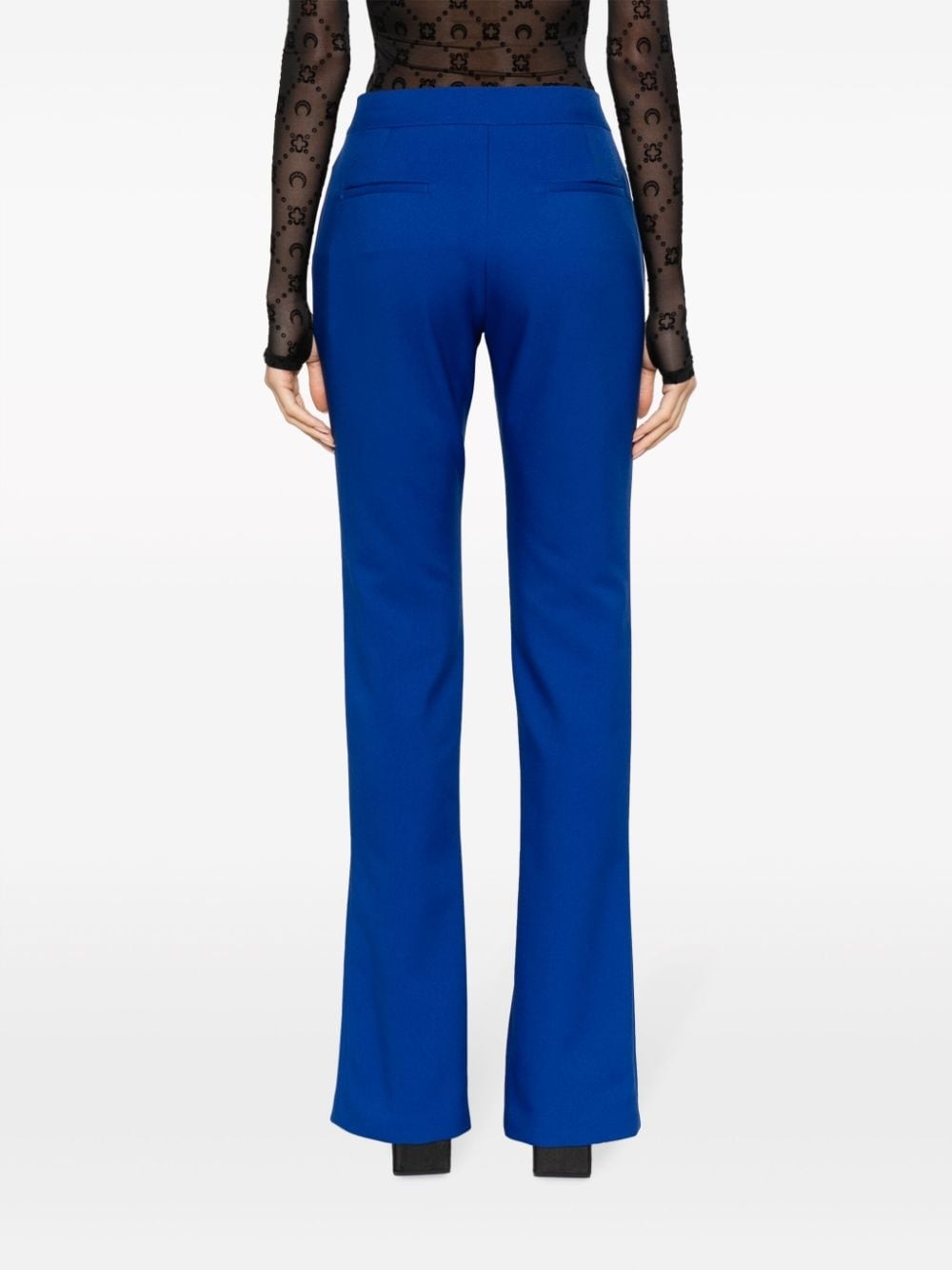 slit tailored trousers - 4