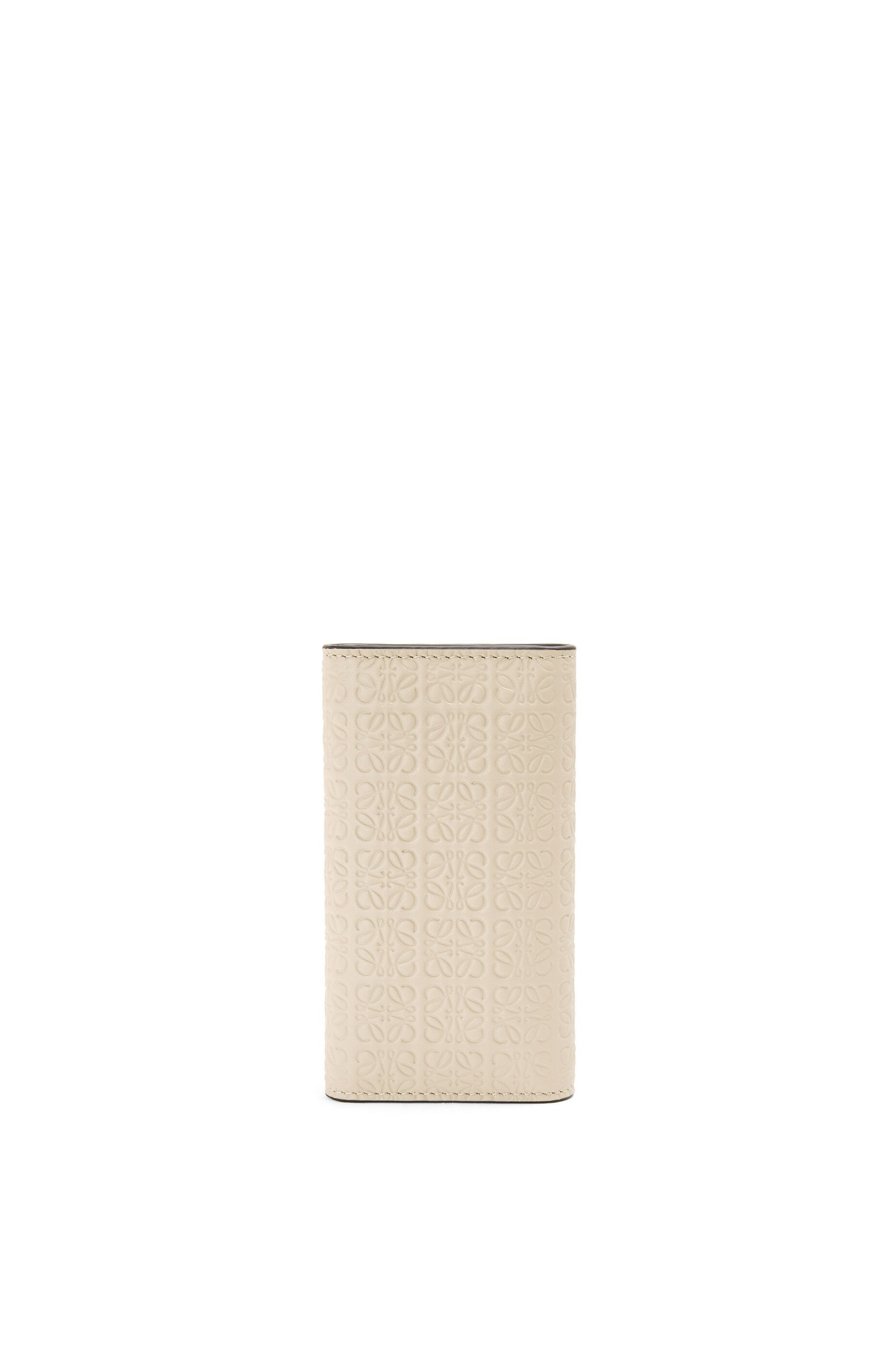 Repeat key case in embossed silk calfskin - 4