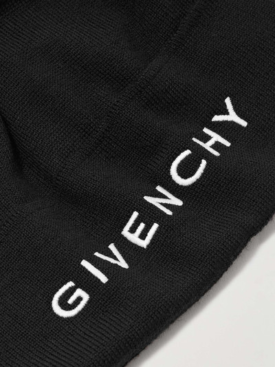 Givenchy Logo-Embroidered Wool Beanie outlook