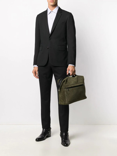 Alexander McQueen debossed-logo briefcase outlook