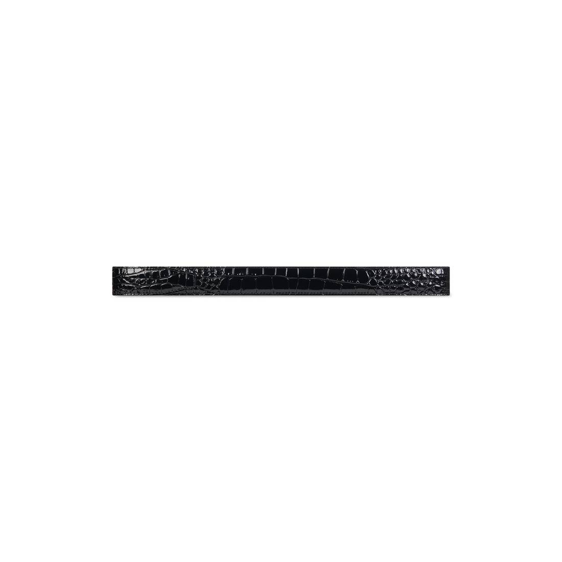 Women's Bb Hourglass Medium Belt in Black - 2