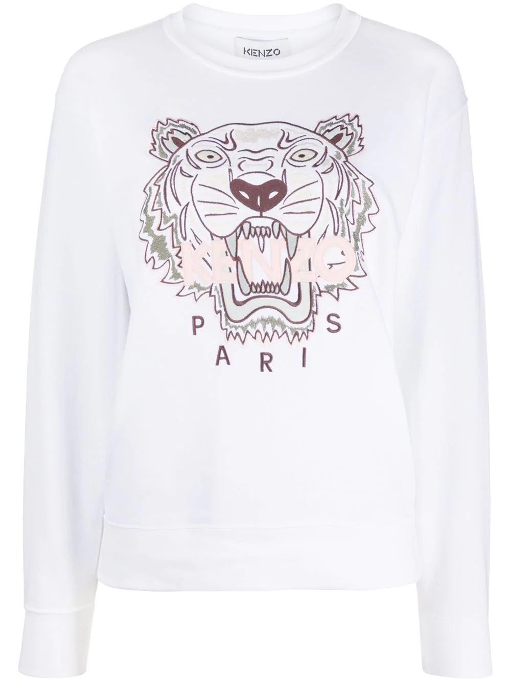 Tiger embroidered sweatshirt - 1