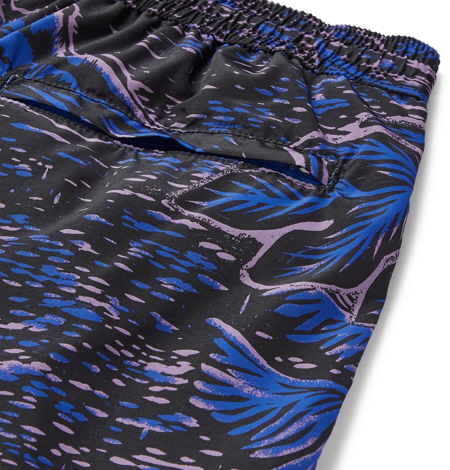 Mid-Length Printed Swim Shorts - 3