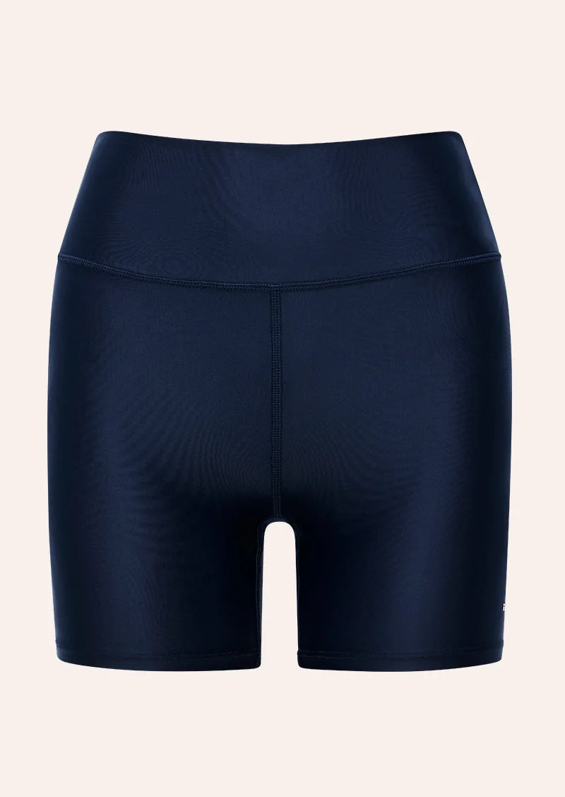 FAIRMONT 5" BIKE SHORT IN DARK NAVY SHINE - 1