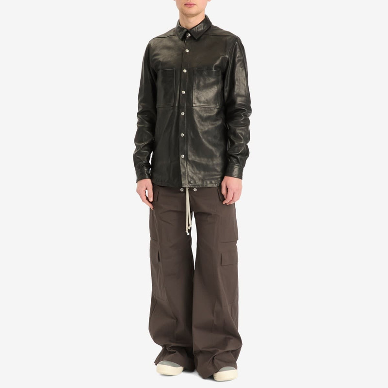 Rick Owens Rick Owens Leather Outershirt outlook