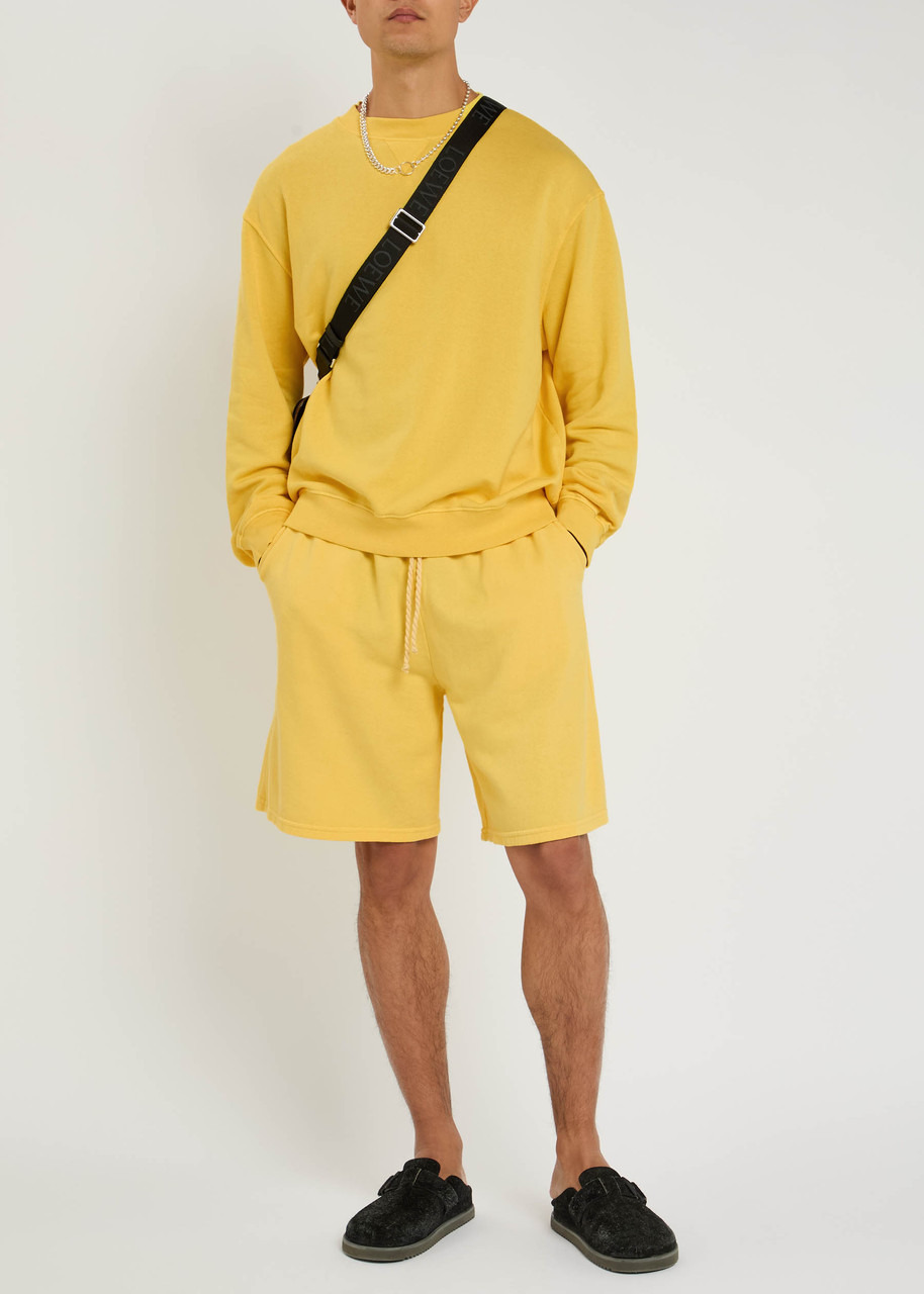 The Elder Statesman Midi Ball Cotton and Cashmere-blend Shorts - 4