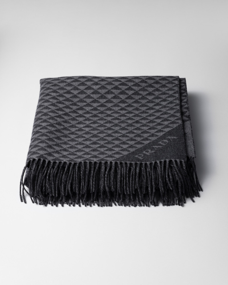 Symbole Double cashmere and wool throw 1