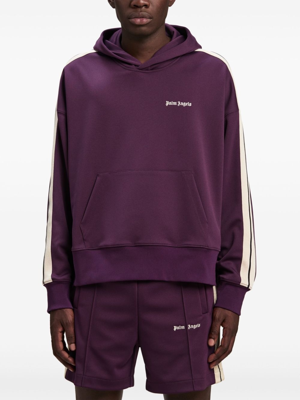 logo-print hoodie - 3