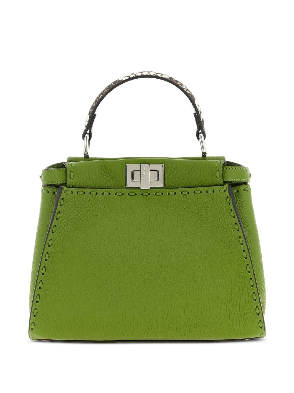 mini Peekaboo stitched tote bag - 1