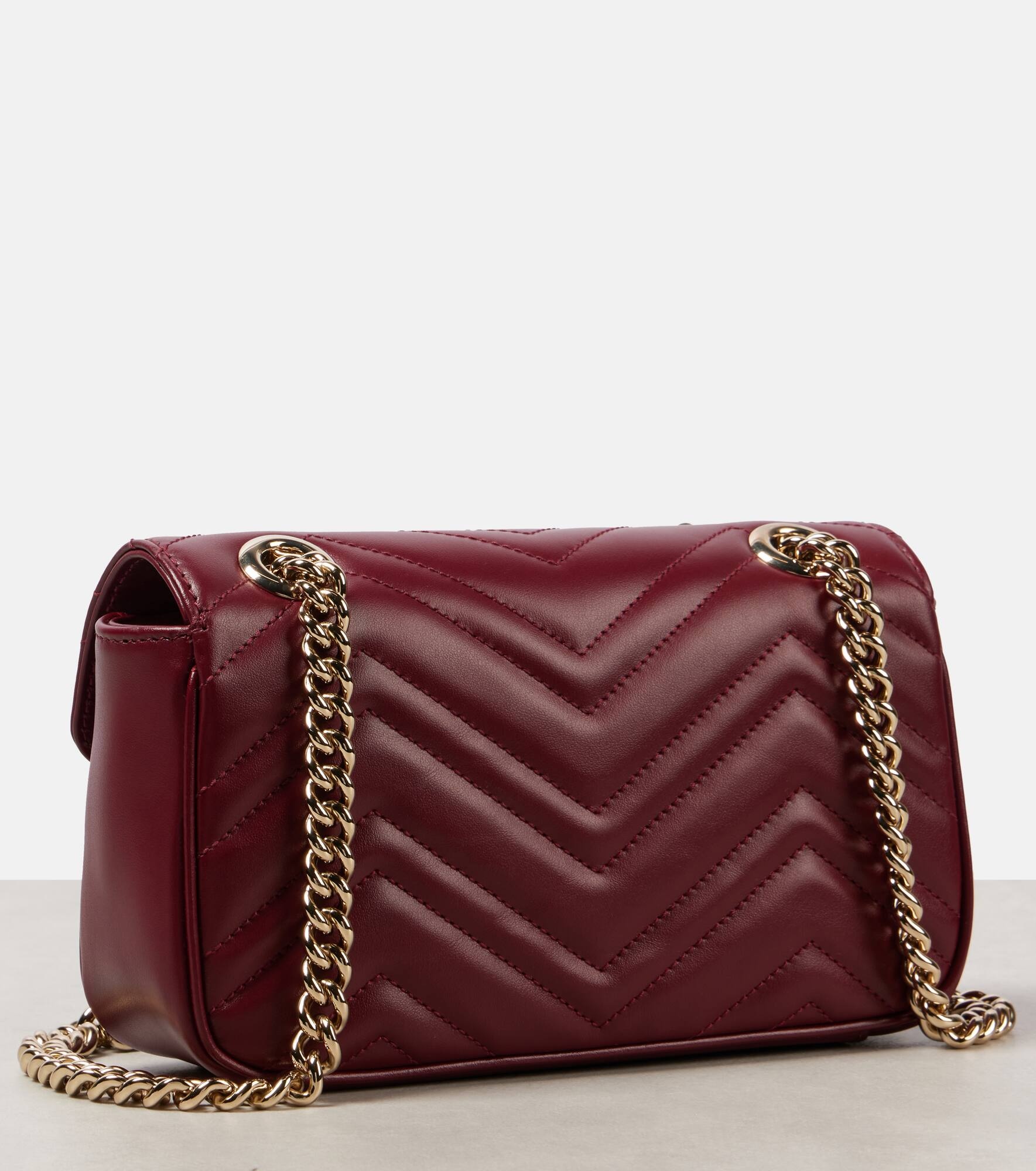GG Marmont Mini leather shoulder bag - 4