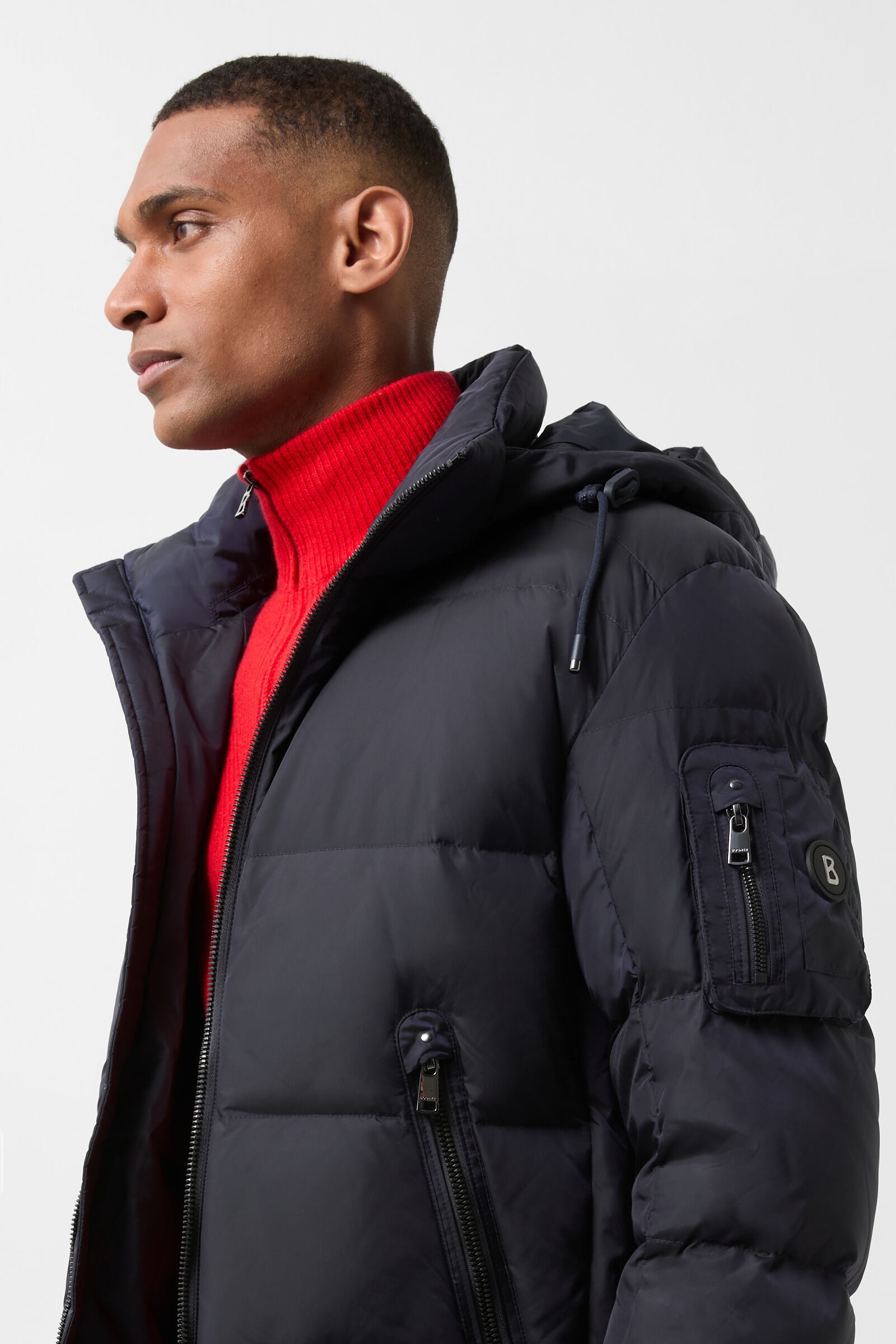 Jamy Down jacket in Navy blue - 4