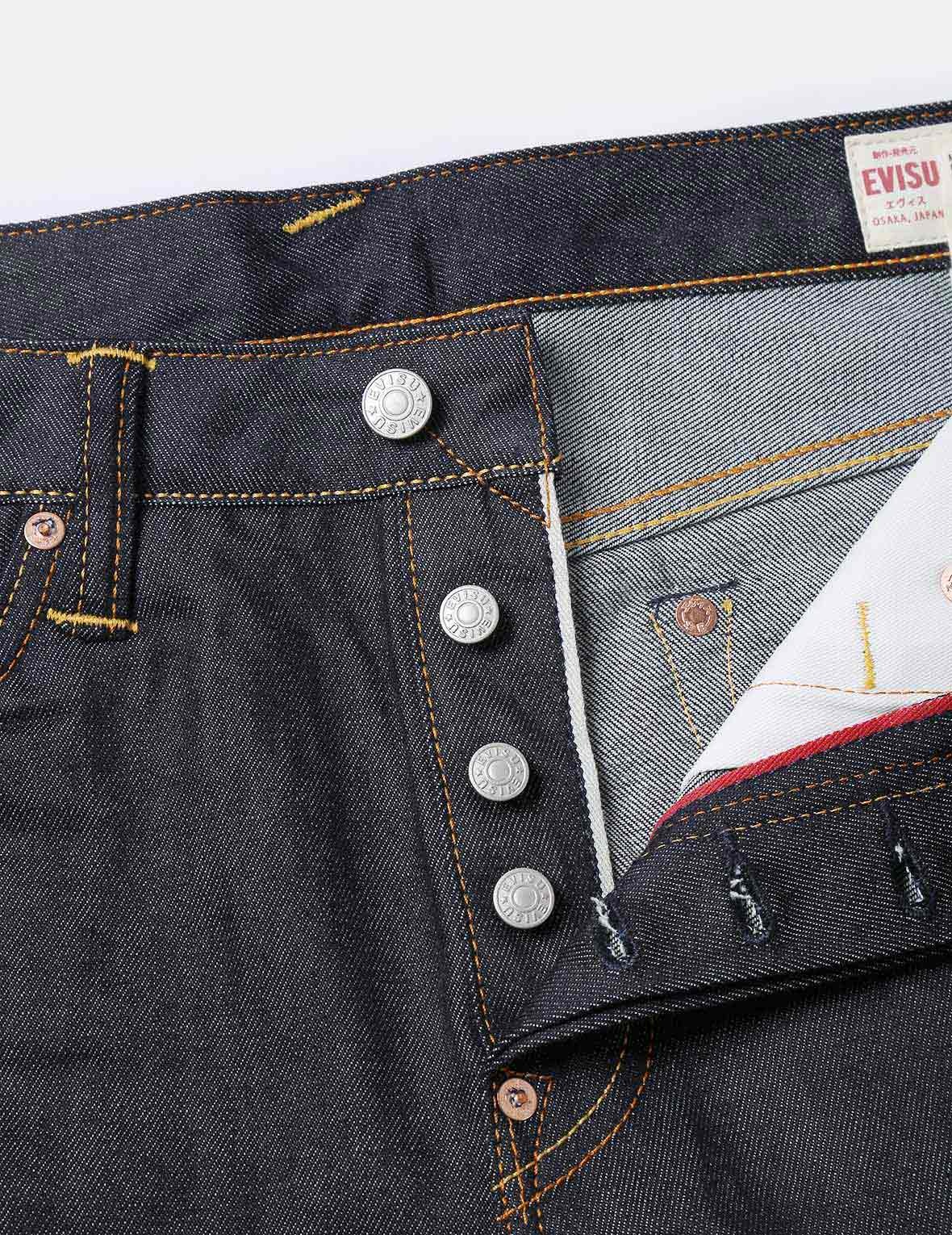 PINK SEAGULL CARROT FIT RAW DENIM JEANS #2017 - 7