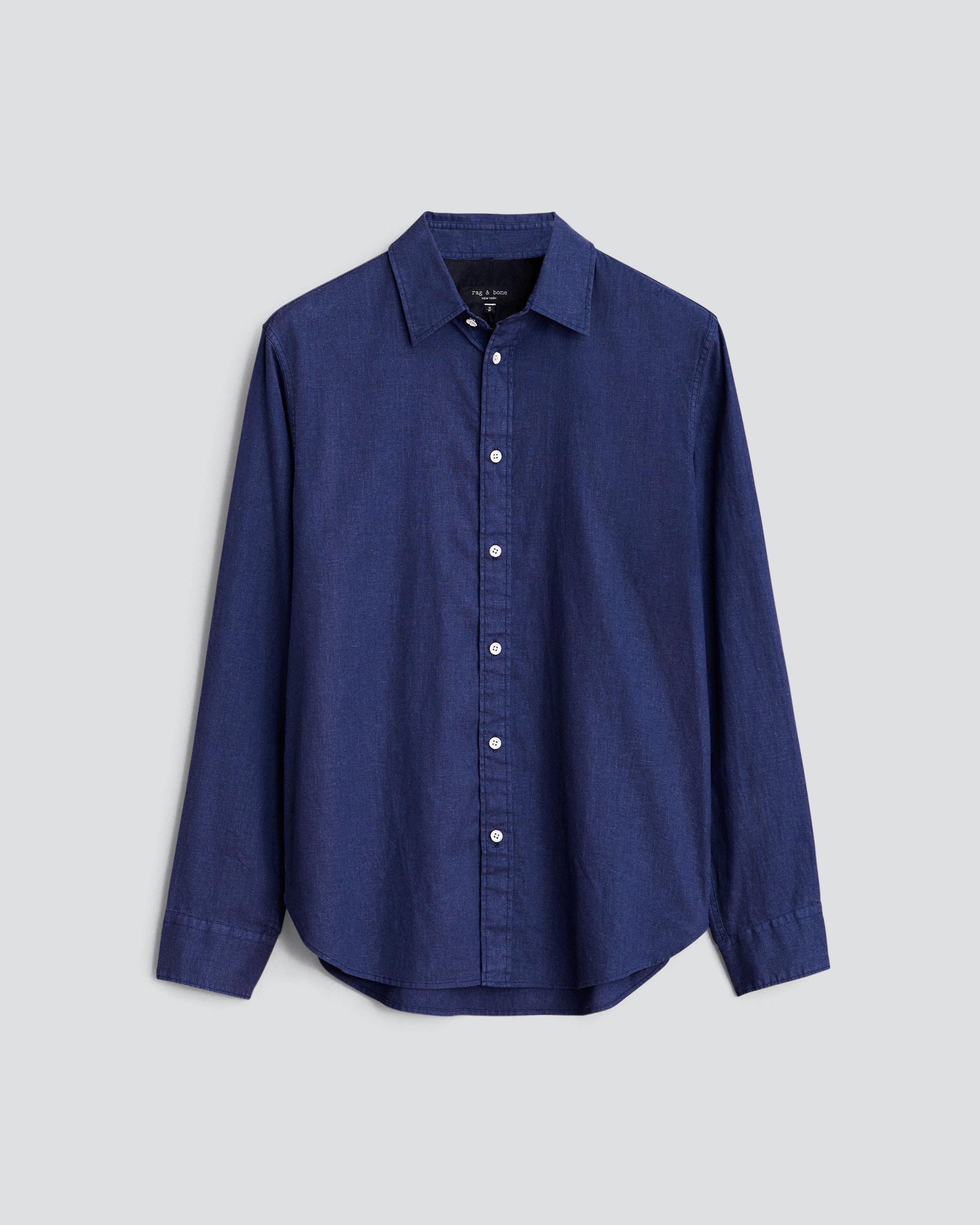 Gus Cotton Shirt
Relaxed Fit Button Down Shirt - 1