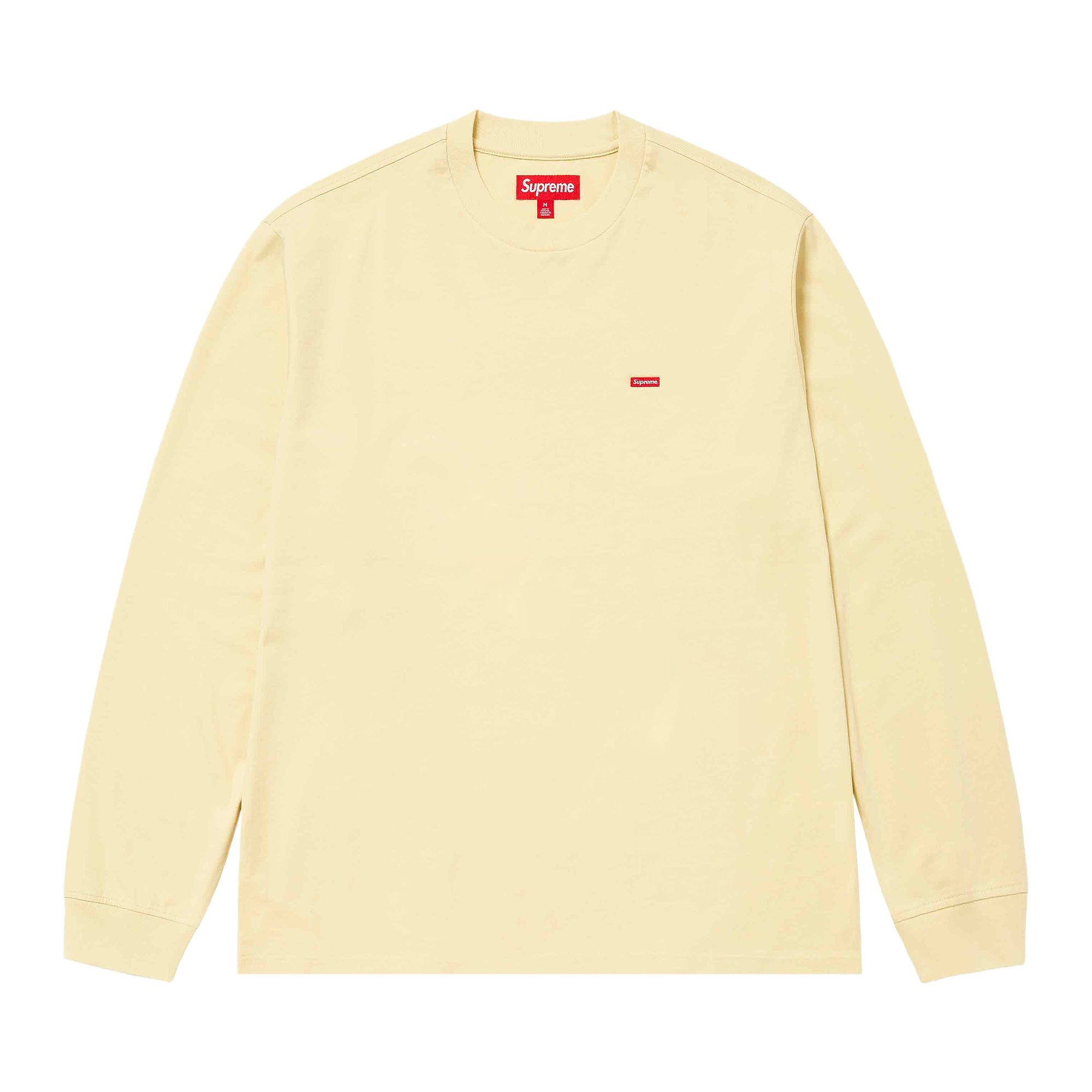 Supreme Small Box Long-Sleeve Tee 'Light Tan' - 1