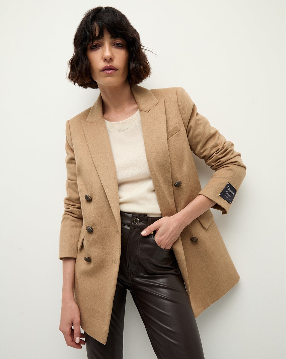 ELLETTE ITALIAN CAMEL HAIR DICKEY JACKET - 2