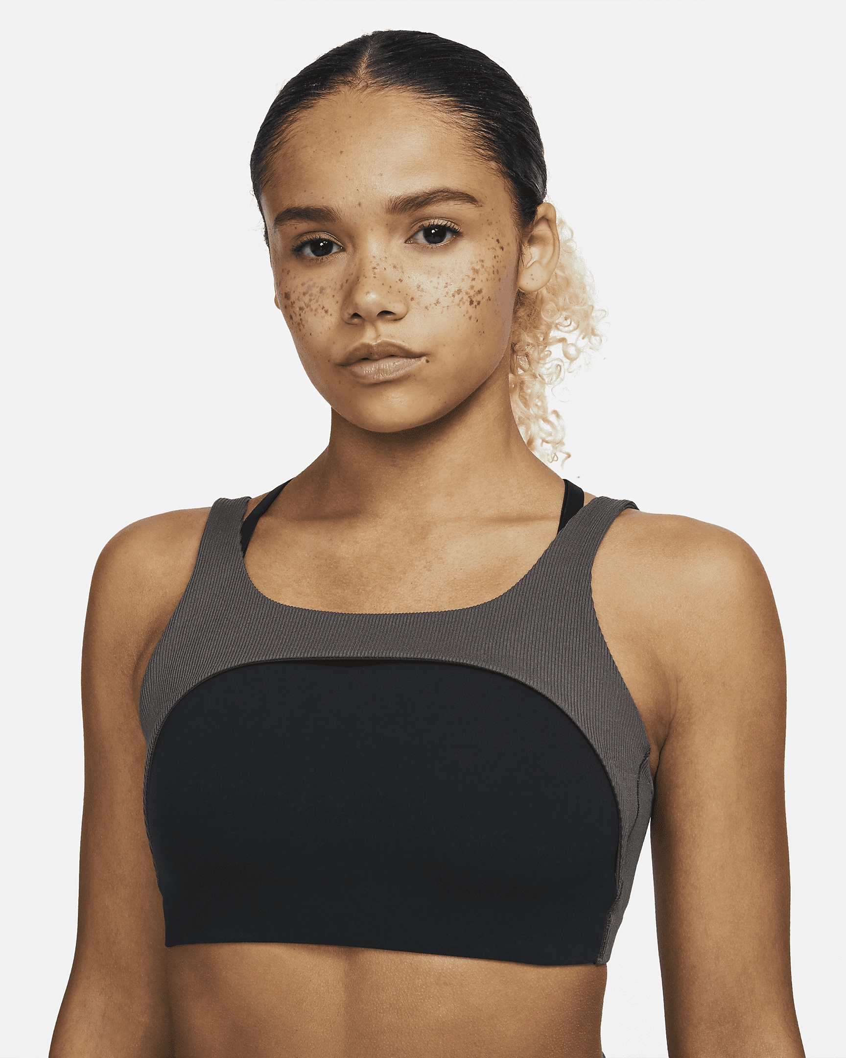 Nike Yoga Indy Women's Light-Support Lightly Lined Ribbed Sports Bra - 1
