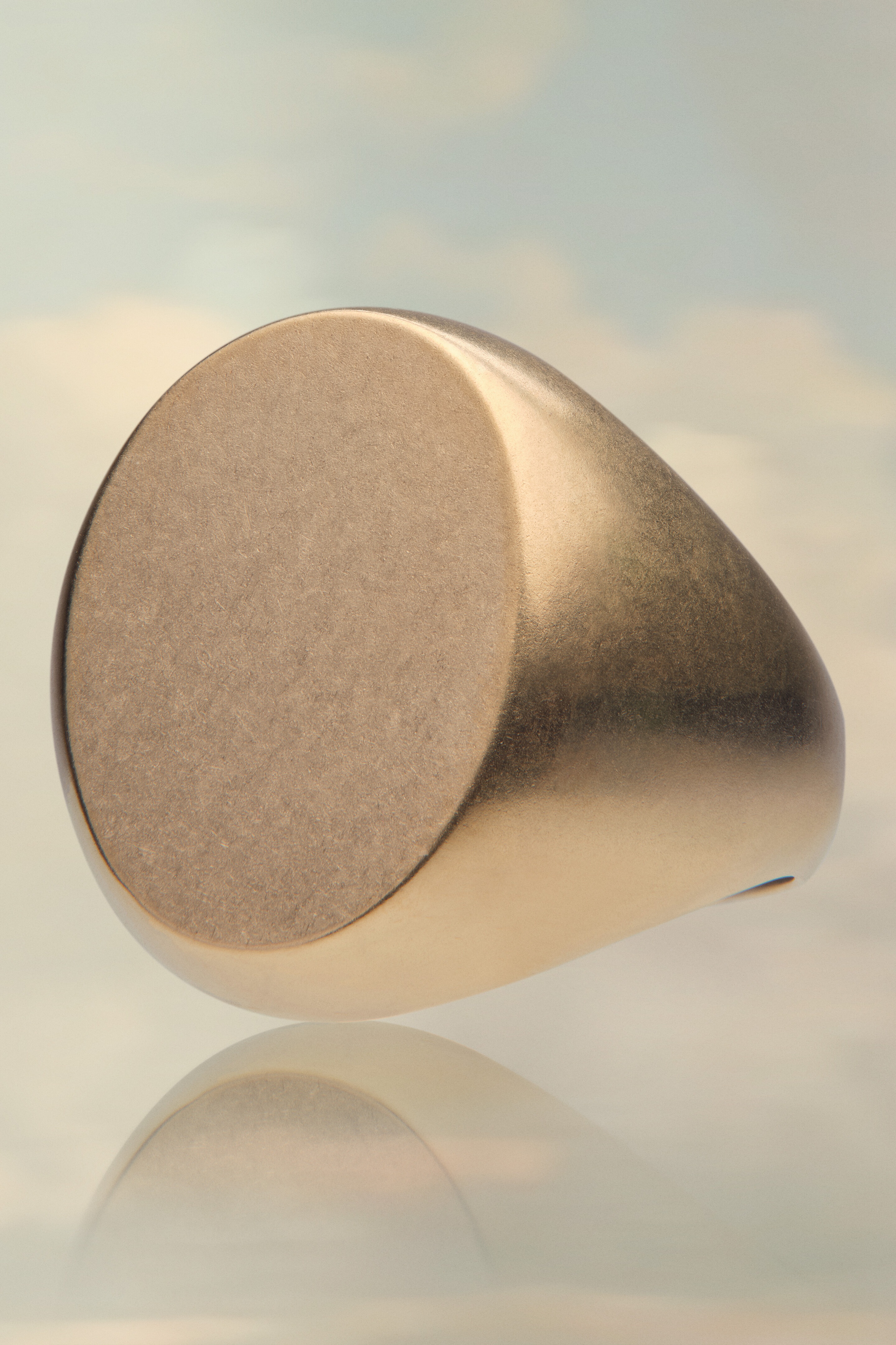 Oval chevalier ring - 2