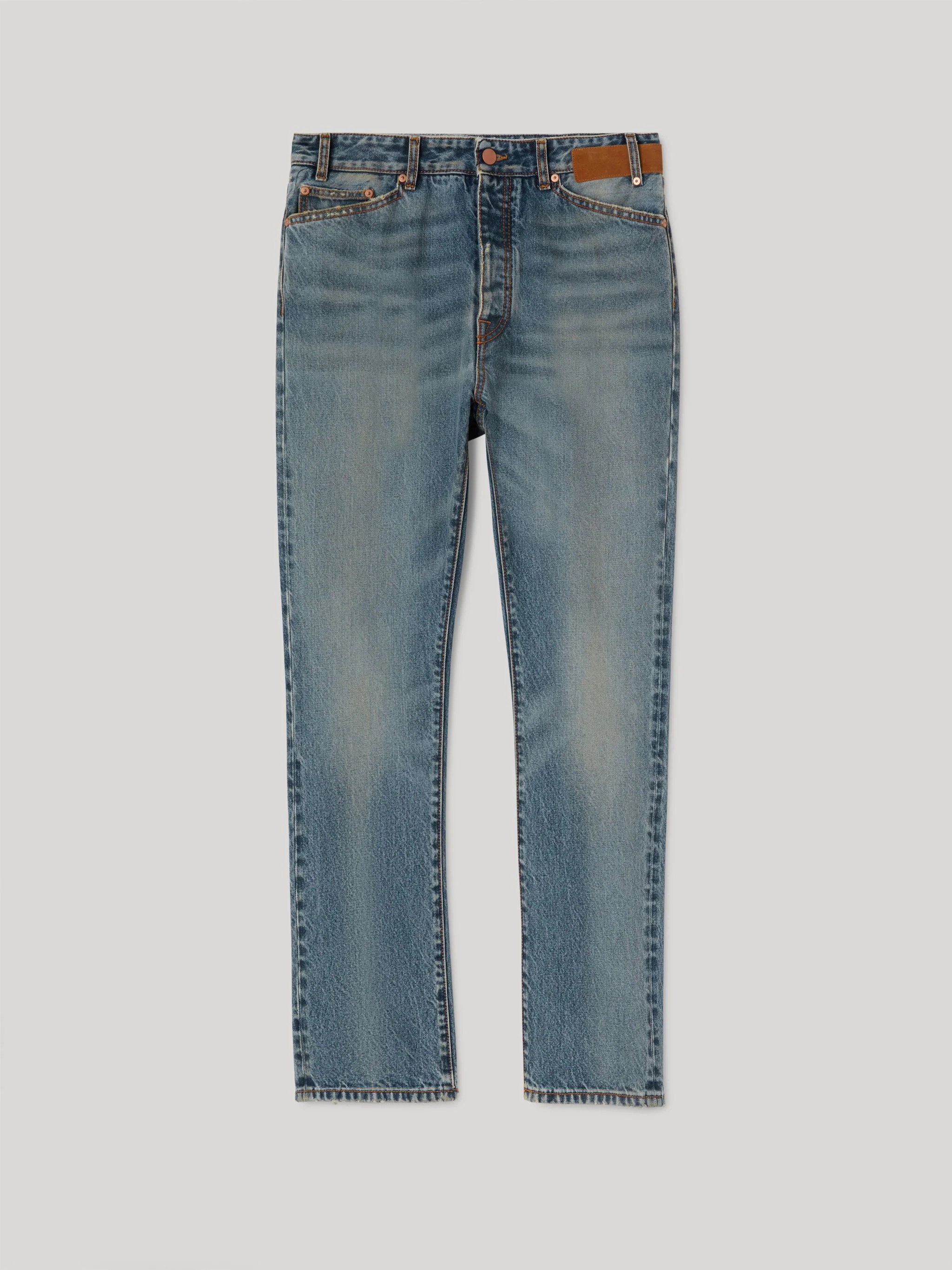 PALM REGULAR DENIM PANTS - 1