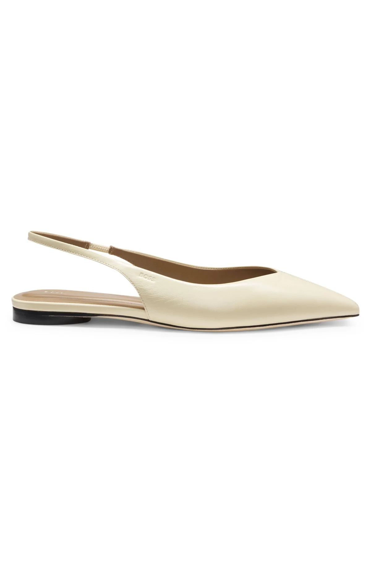 LEATHER PUMPS WITH SLINGBACK STRAP - 1