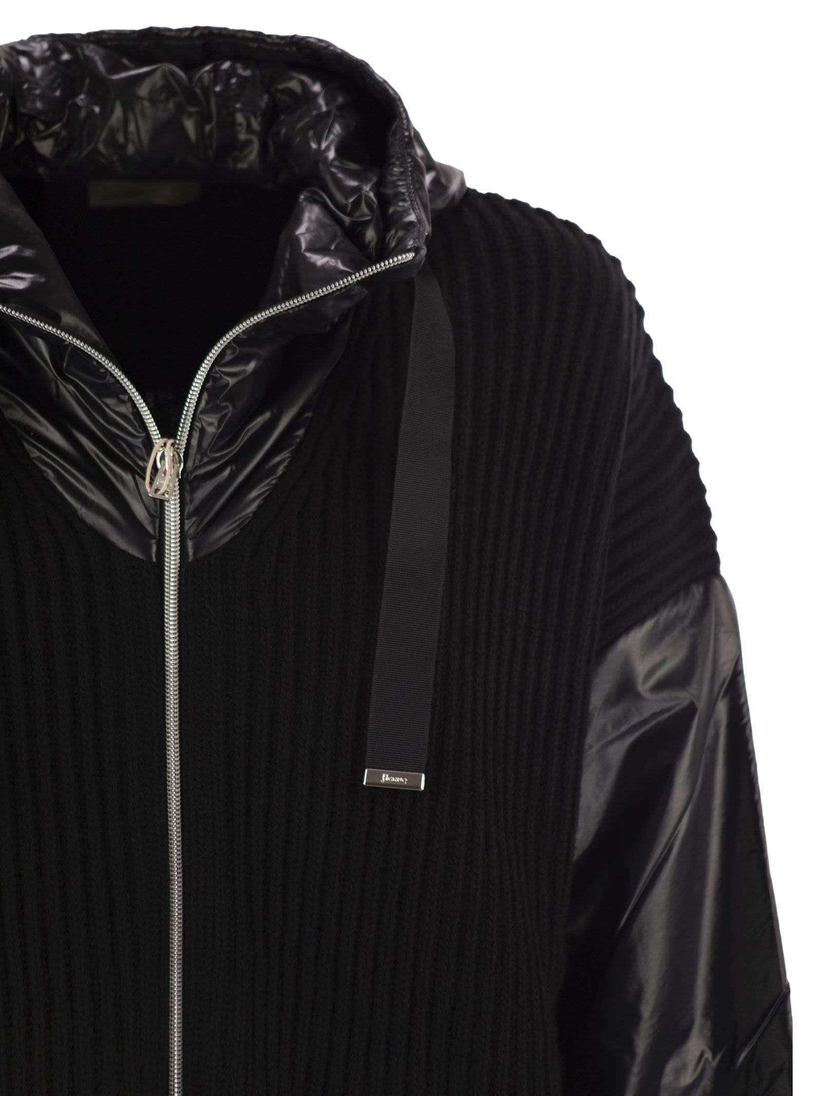 Herno Women Resort Jacket In Wool And Ultralight Nylon - 4