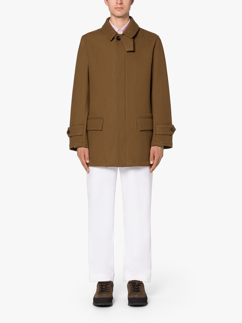 Mackintosh TRAVEL DARK CAMEL WOOL COAT outlook