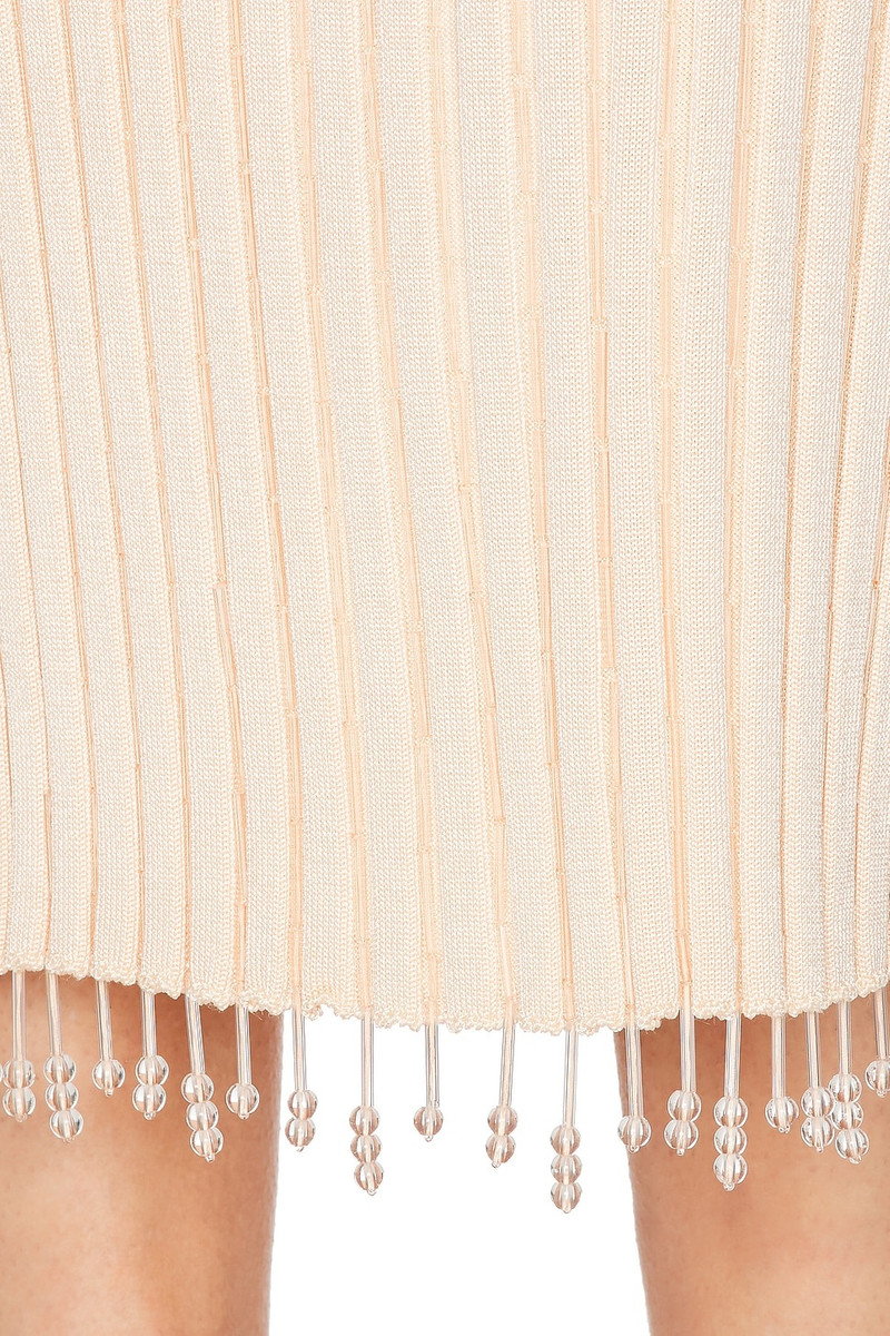 Jil Sander Beaded Rib Knit Dress outlook