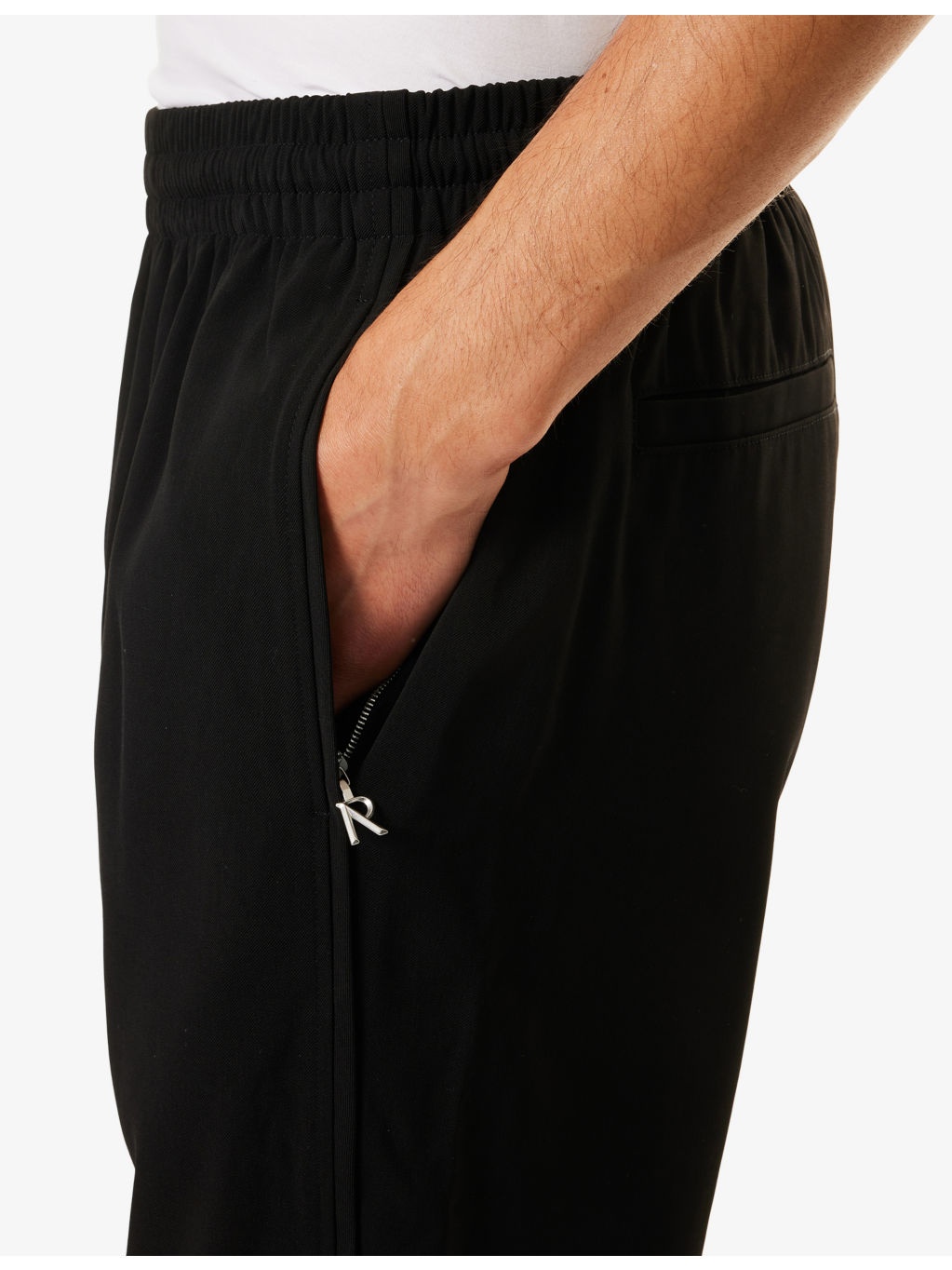 Relaxed-Fit Piped Woven Trousers - 5