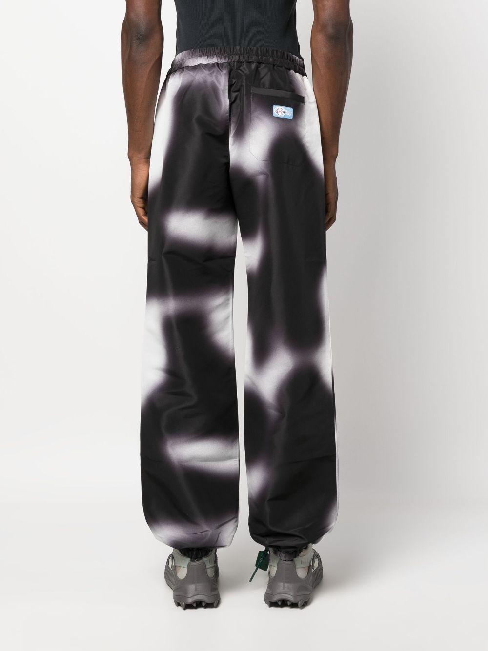 printed track pants - 4