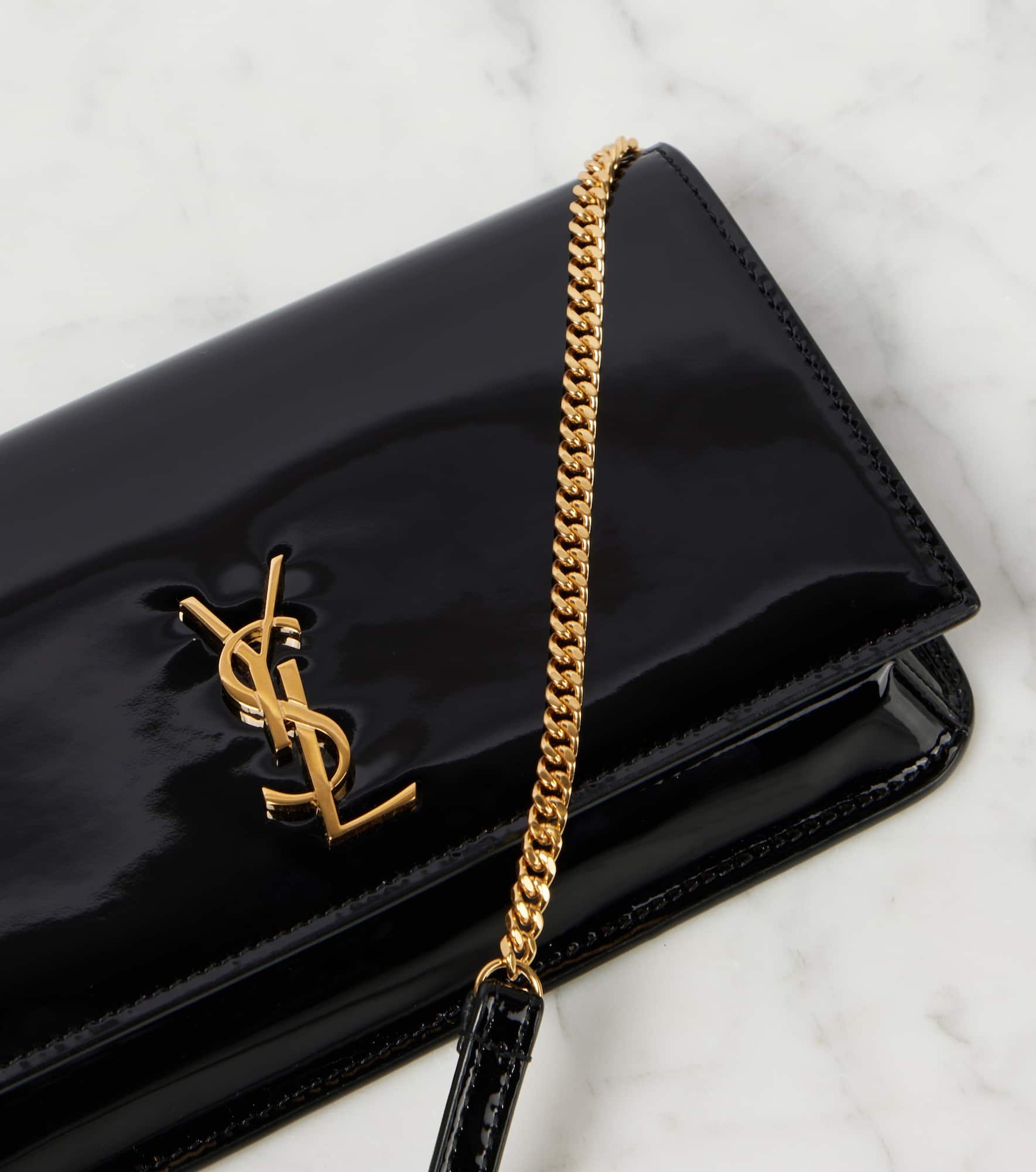 Cassandre patent leather phone pouch - 5
